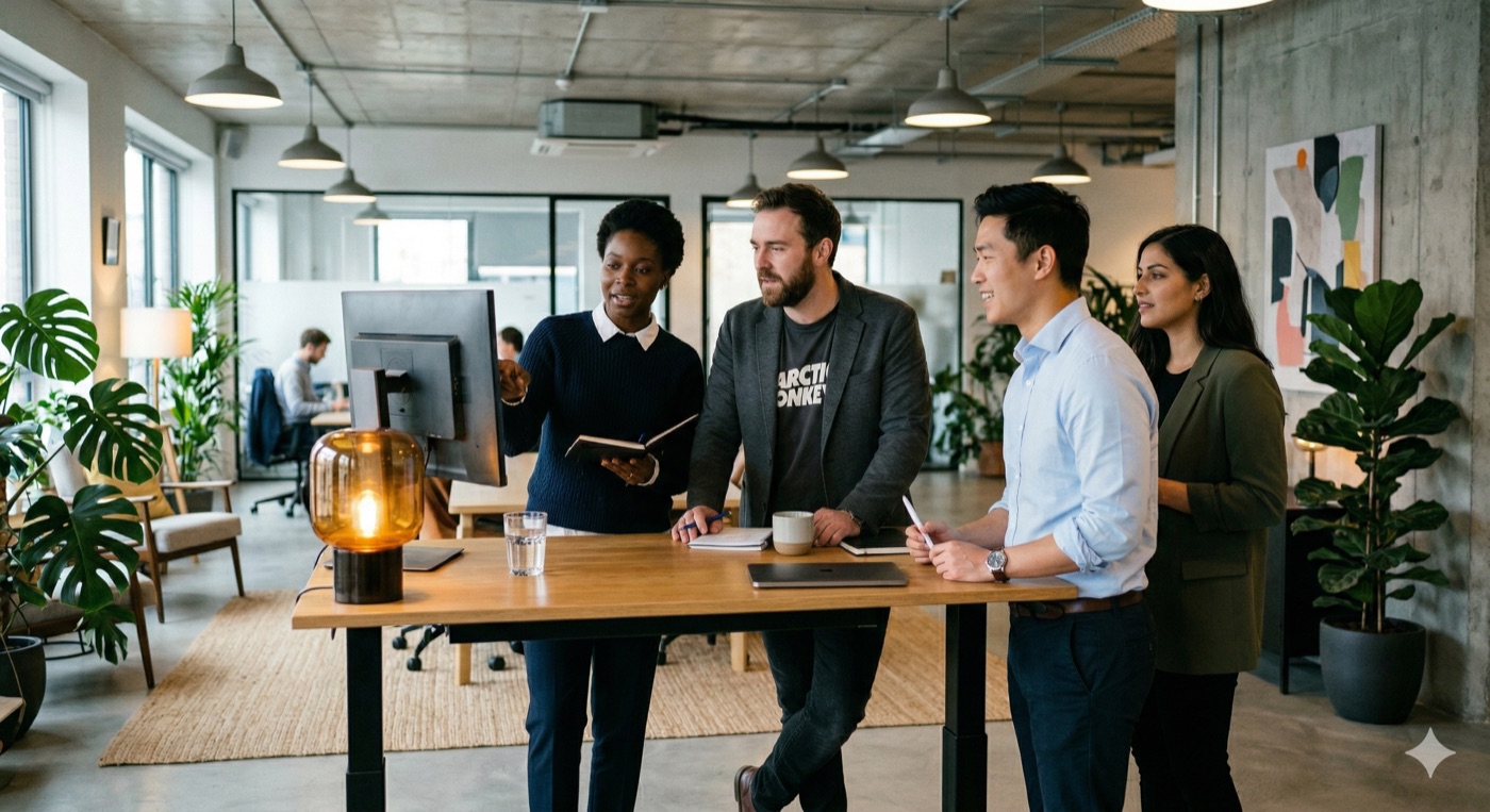 The combined engineering team